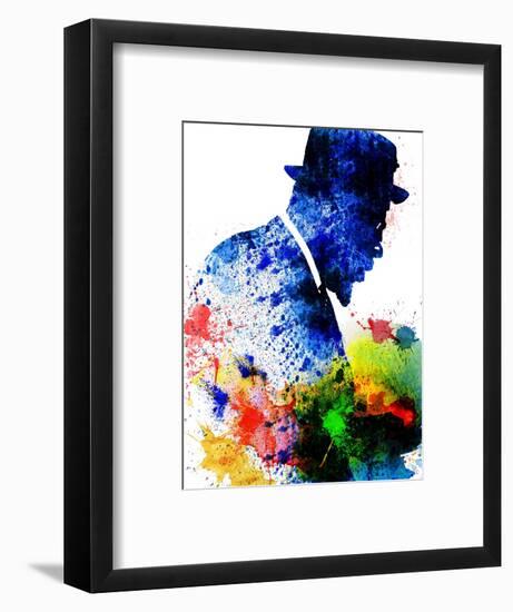 Thelonious Monk Watercolor-Jack Hunter-Framed Art Print