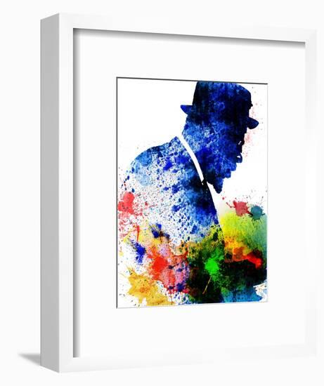 Thelonious Monk Watercolor-Jack Hunter-Framed Art Print