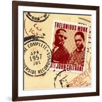 Thelonious Monk with John Coltrane - The Complete 1957 Riverside Recordings-null-Framed Art Print