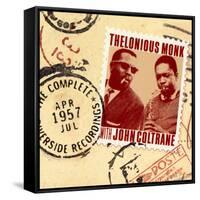 Thelonious Monk with John Coltrane - The Complete 1957 Riverside Recordings-null-Framed Stretched Canvas