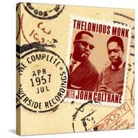 Thelonious Monk with John Coltrane - The Complete 1957 Riverside Recordings-null-Stretched Canvas