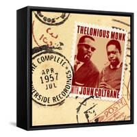 Thelonious Monk with John Coltrane - The Complete 1957 Riverside Recordings-null-Framed Stretched Canvas