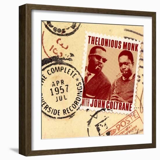 Thelonious Monk with John Coltrane - The Complete 1957 Riverside Recordings-null-Framed Art Print