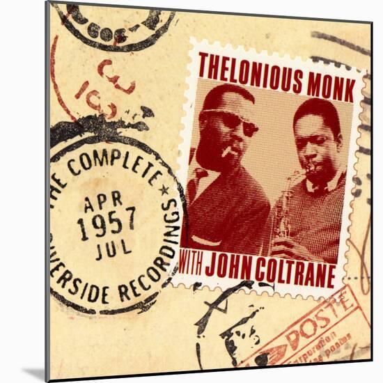 Thelonious Monk with John Coltrane - The Complete 1957 Riverside Recordings-null-Mounted Art Print