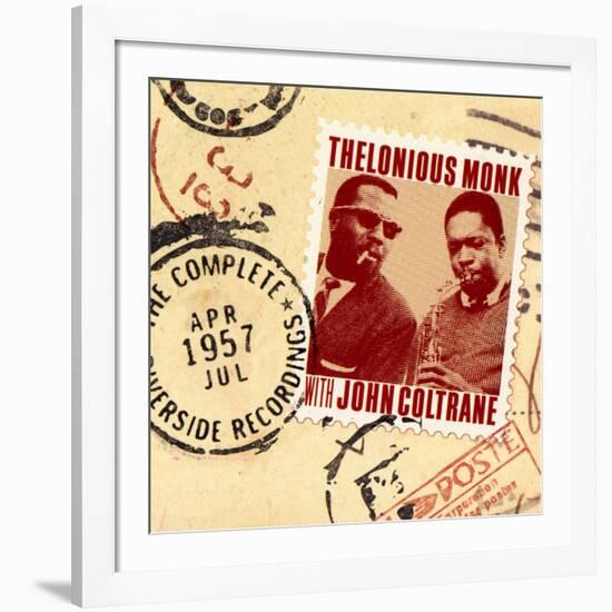 Thelonious Monk with John Coltrane - The Complete 1957 Riverside Recordings-null-Framed Art Print