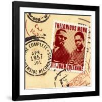 Thelonious Monk with John Coltrane - The Complete 1957 Riverside Recordings-null-Framed Art Print