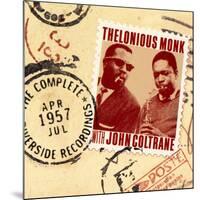 Thelonious Monk with John Coltrane - The Complete 1957 Riverside Recordings-null-Mounted Art Print