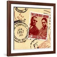 Thelonious Monk with John Coltrane - The Complete 1957 Riverside Recordings-null-Framed Art Print