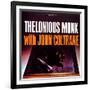 Thelonious Monk with John Coltrane - Thelonious Monk with John Coltrane-null-Framed Art Print