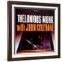 Thelonious Monk with John Coltrane - Thelonious Monk with John Coltrane-null-Framed Art Print