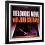 Thelonious Monk with John Coltrane - Thelonious Monk with John Coltrane-null-Framed Art Print