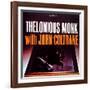 Thelonious Monk with John Coltrane - Thelonious Monk with John Coltrane-null-Framed Art Print