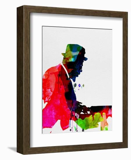 Thelonious Watercolor-Lora Feldman-Framed Art Print