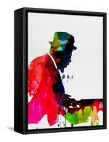 Thelonious Watercolor-Lora Feldman-Framed Stretched Canvas