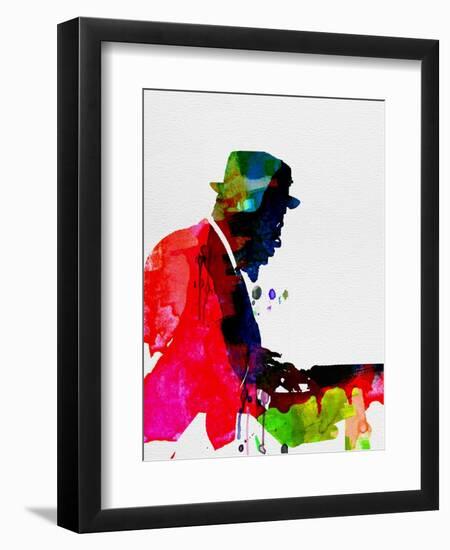 Thelonious Watercolor-Lora Feldman-Framed Art Print