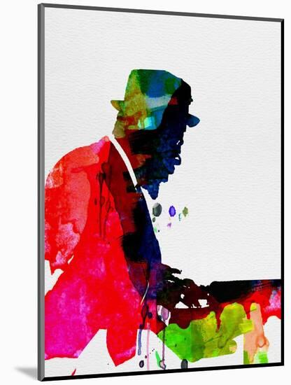 Thelonious Watercolor-Lora Feldman-Mounted Art Print