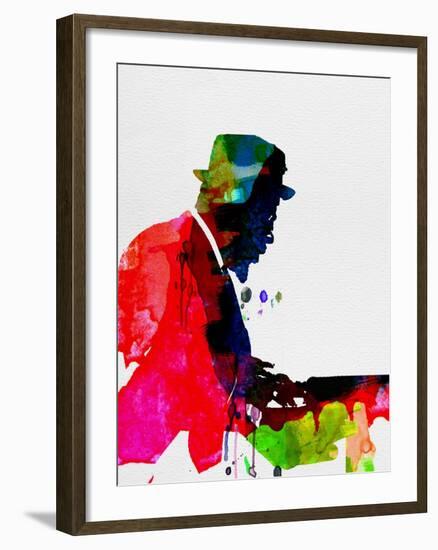 Thelonious Watercolor-Lora Feldman-Framed Art Print