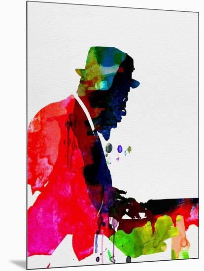 Thelonious Watercolor-Lora Feldman-Mounted Art Print