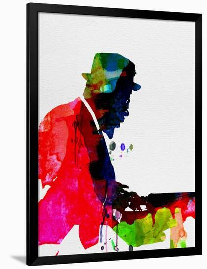 Thelonious Watercolor-Lora Feldman-Framed Art Print