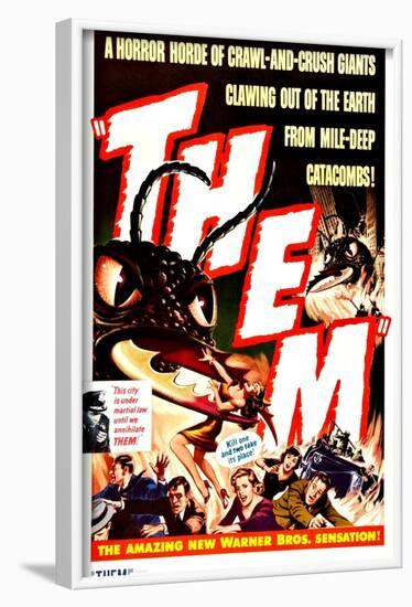 Them!, Onslow Stevens As The Military General, 1954-null-Framed Art Print