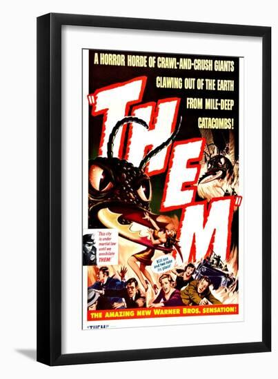 Them!, Onslow Stevens As The Military General, 1954-null-Framed Art Print