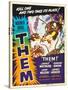 Them!, US poster art, 1954-null-Stretched Canvas