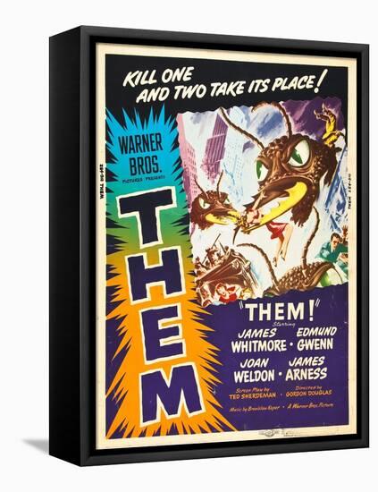 Them!, US poster art, 1954-null-Framed Stretched Canvas
