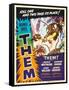 Them!, US poster art, 1954-null-Framed Stretched Canvas