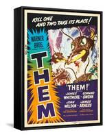 Them!, US poster art, 1954-null-Framed Stretched Canvas