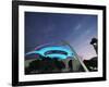 Theme Building and Lax Tower, Los Angeles Airport-Walter Bibikow-Framed Photographic Print