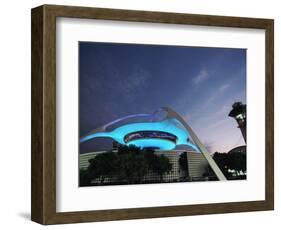 Theme Building and Lax Tower, Los Angeles Airport-Walter Bibikow-Framed Photographic Print