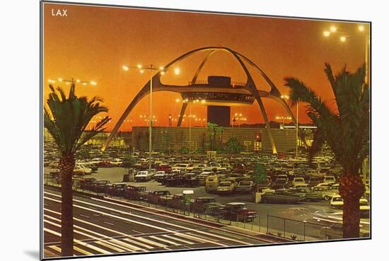 Theme Building, LAX, Los Angeles, California-null-Mounted Art Print