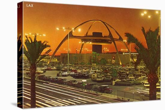 Theme Building, LAX, Los Angeles, California-null-Stretched Canvas