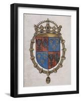 Thème d'astrologie judiciaire-null-Framed Giclee Print