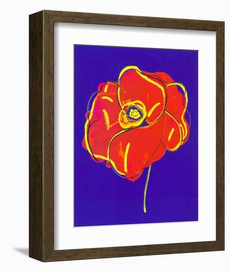 Theme in Blue IV-H^ Grosjean-Framed Art Print