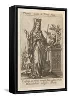 Themis, Greek Protectress of Hospitality and of the Oppressed-null-Framed Stretched Canvas