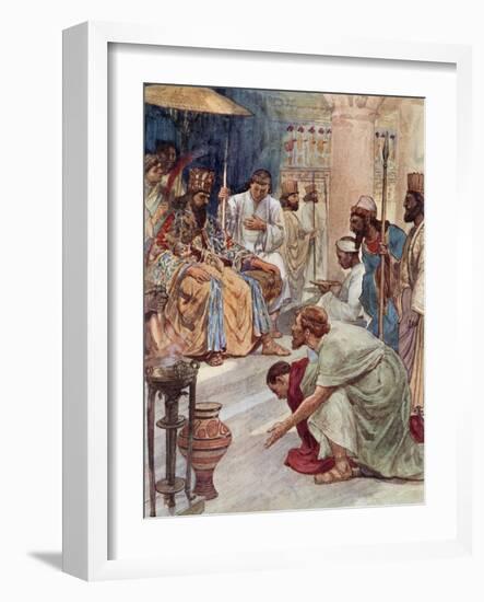 Themistocles at the Persian Court-William Rainey-Framed Giclee Print