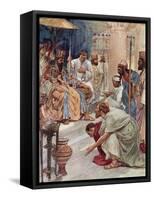 Themistocles at the Persian Court-William Rainey-Framed Stretched Canvas