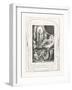 Then a Spirit Passed before My Face the Hair of My Flesh Stood Up, 1825-William Blake-Framed Giclee Print