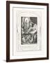 Then a Spirit Passed before My Face the Hair of My Flesh Stood Up, 1825-William Blake-Framed Giclee Print