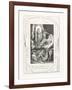 Then a Spirit Passed before My Face the Hair of My Flesh Stood Up, 1825-William Blake-Framed Giclee Print