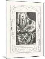 Then a Spirit Passed before My Face the Hair of My Flesh Stood Up, 1825-William Blake-Mounted Giclee Print