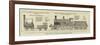 Then and Now, the Earliest and Latest Locomotive Engines-null-Framed Giclee Print