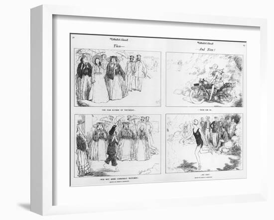 Then - and Now-null-Framed Art Print