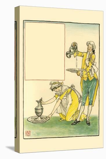 Then Fresh Water Was Distributed in Ewers So Candlemas Could Wash Herself-Walter Crane-Stretched Canvas