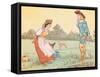 "Then I Can't Marry You, My Pretty Maid!"-Randolph Caldecott-Framed Stretched Canvas