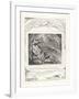 Then the Lord Answered Job Out of the Whirlwind, 1825-William Blake-Framed Giclee Print