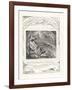 Then the Lord Answered Job Out of the Whirlwind, 1825-William Blake-Framed Giclee Print