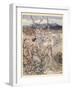 Then They Went Hand in Hand in the Country That Smells of Apple-Blossom and Honey-Arthur Rackham-Framed Giclee Print