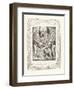 Then Went Satan Forth from the Presence of the Lord, 1825-William Blake-Framed Giclee Print